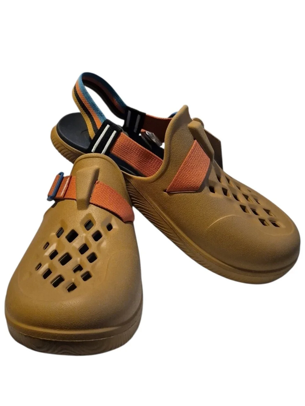 Chaco Men's 11 Chillos Clogs In Retro Camel Brown Breathable Comfort Sandals NWT